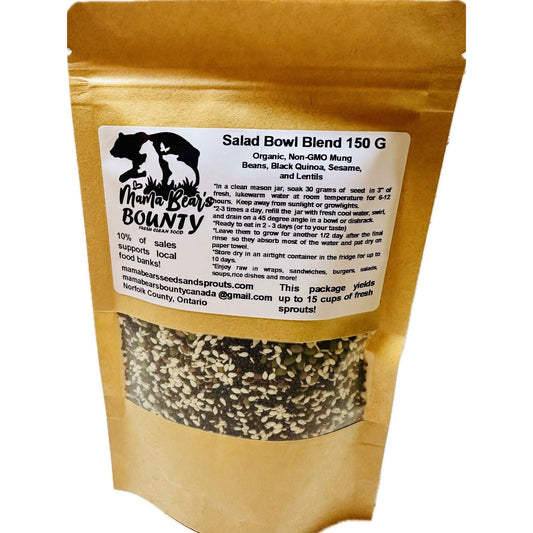 Salad Bowl Blend 150 G - Mama Bear's Bounty-Seeds and Sprouts