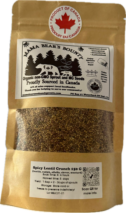 Croquant De Lentilles Épicé 150 G